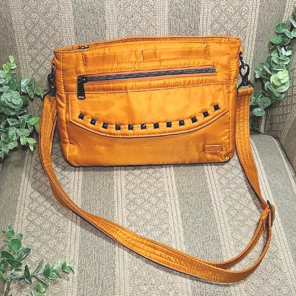 Lug Pacer Rfid Sungold Crosssbody Bag